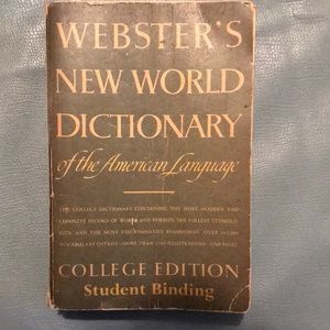 Vintage Webster’s New World of the American Language, College Edition